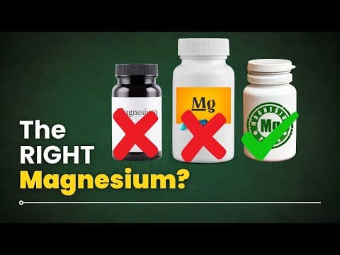 Taking Magnesium Wrong? The Science Nobody Tells You