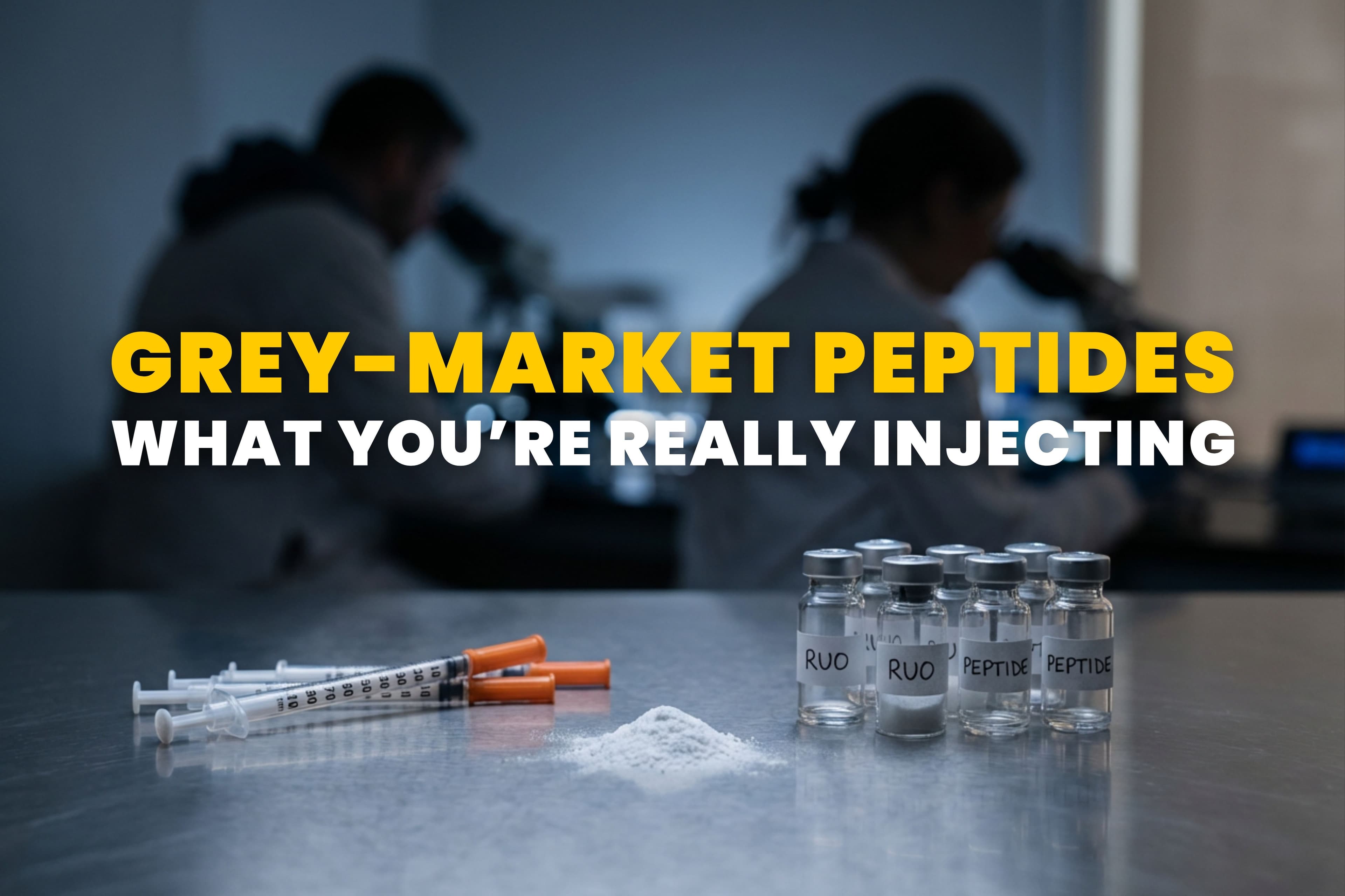 99% Pure ≠ Safe: What Grey Market Peptide Labels Actually Mean