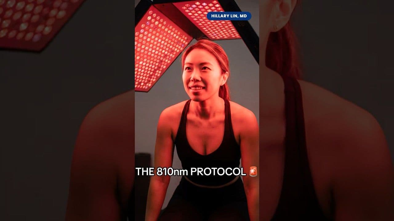 Dr. Hillary Lin video: The exact wavelength you need for faster healing. 🩹