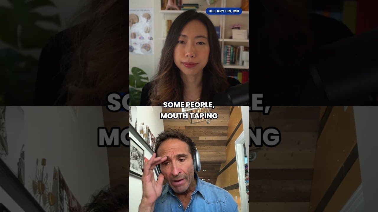 Dr. Hillary Lin video: James Nestor Stuffed His Nose Shut For a Month. Here's What Happened.