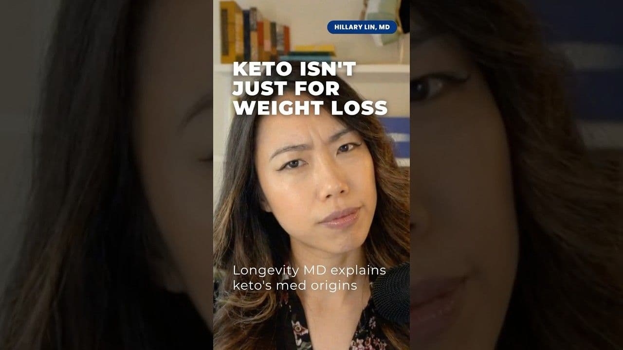 Dr. Hillary Lin video: Longevity doctor explains: Keto's original medical use might surprise you