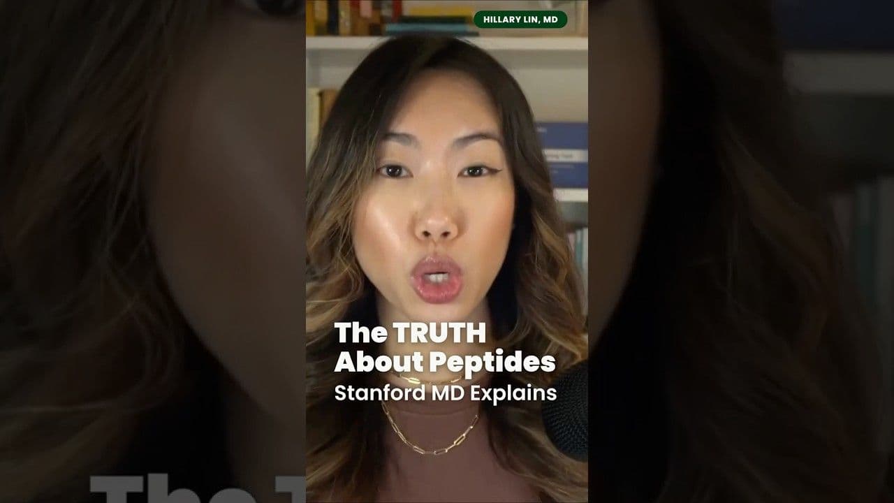 Dr. Hillary Lin video: ⚕️Peptides for Skin: Beyond the Hype⚕️