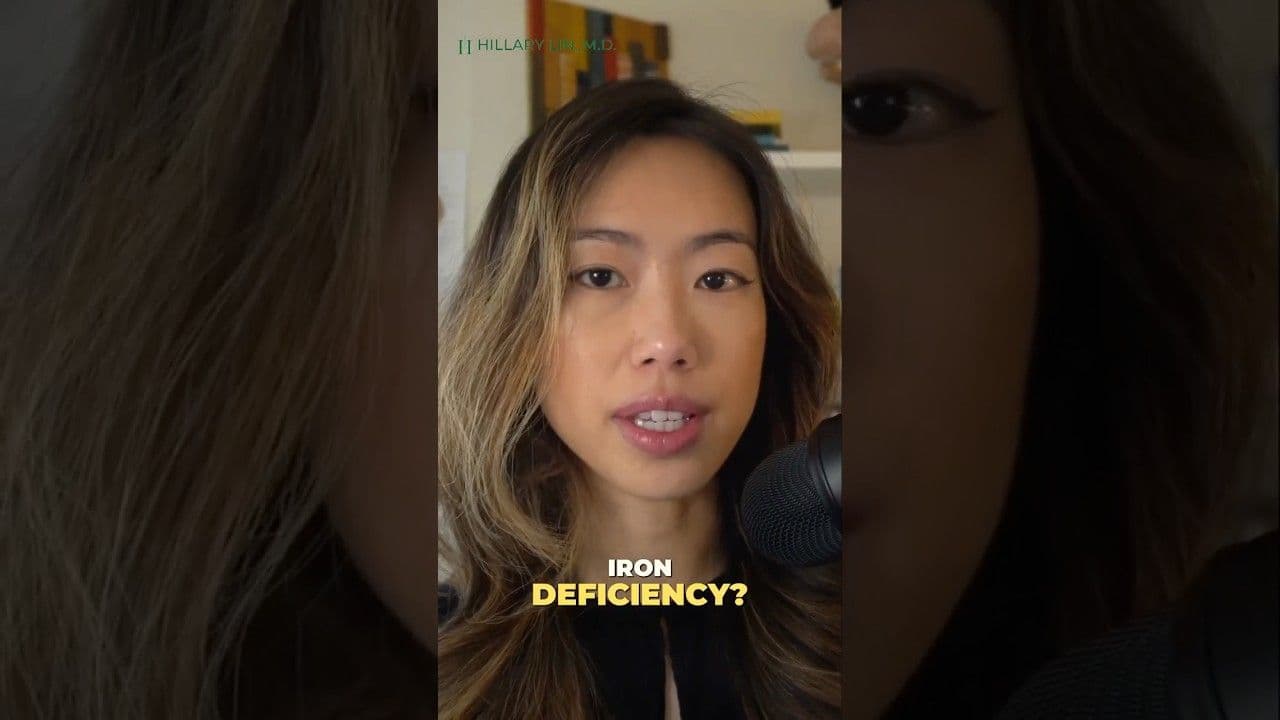 Dr. Hillary Lin video: How to BOOST your IRON levels with ferrous bisglycinate